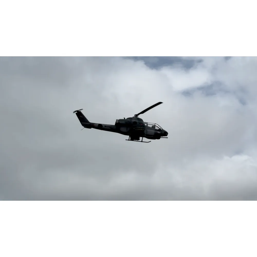 FLISHRC AH-1 Cobra (Camouflage) RTF Scale RC Helicopter - FL500 V2 500 Class/Size