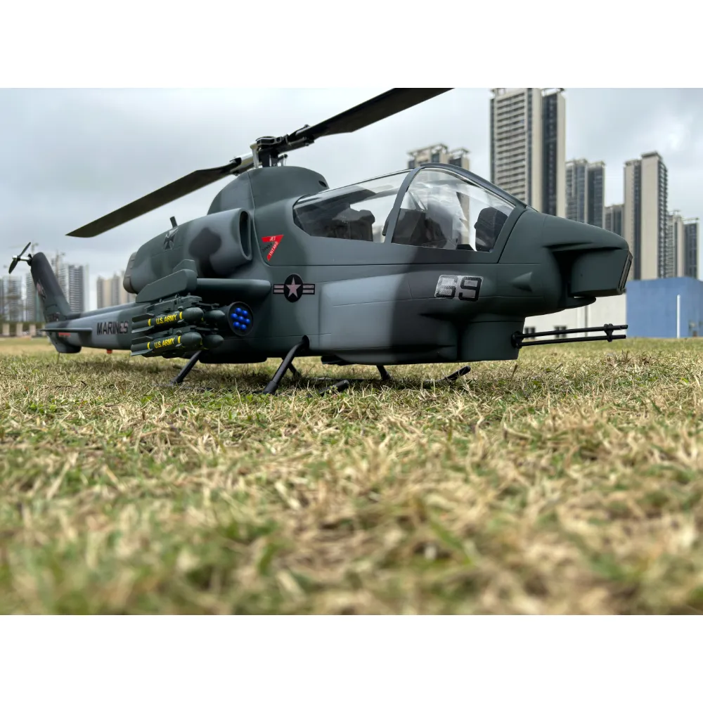 FLISHRC AH-1 Cobra (Camouflage) RTF Scale RC Helicopter - FL500 V2 500 Class/Size