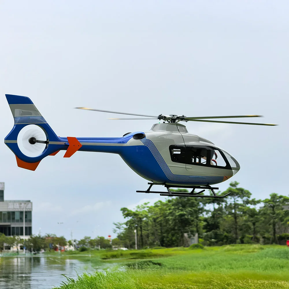 FLISHRC EC135 (Police Blue) RTF FL500 V2 500 Class/Size Scale RC Helicopter