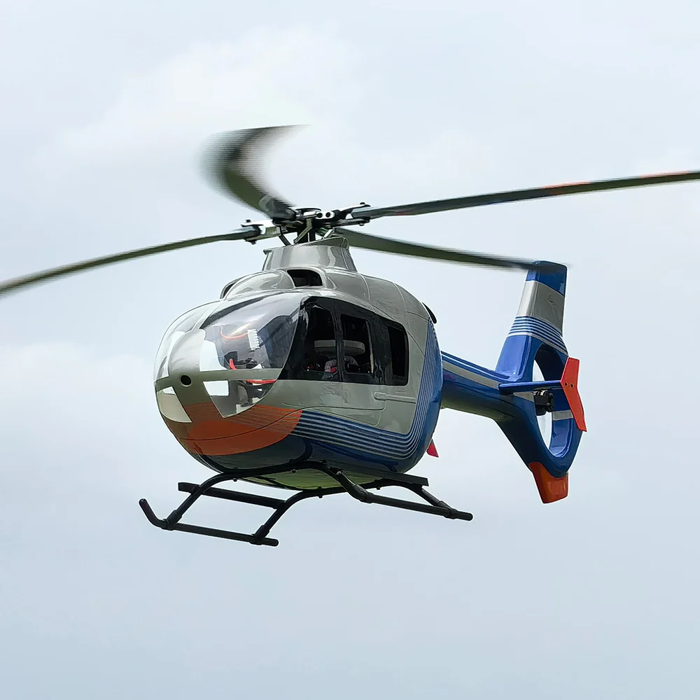FLISHRC EC135 (Police Blue) RTF FL500 V2 500 Class/Size Scale RC Helicopter