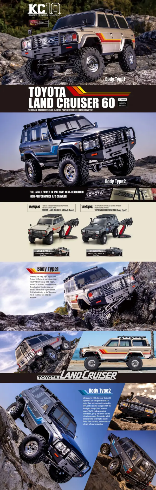 Kyosho KC10 Toyota Land Cruiser 60 Crawler 4WD 1:10 ReadySet T2 - photo 1