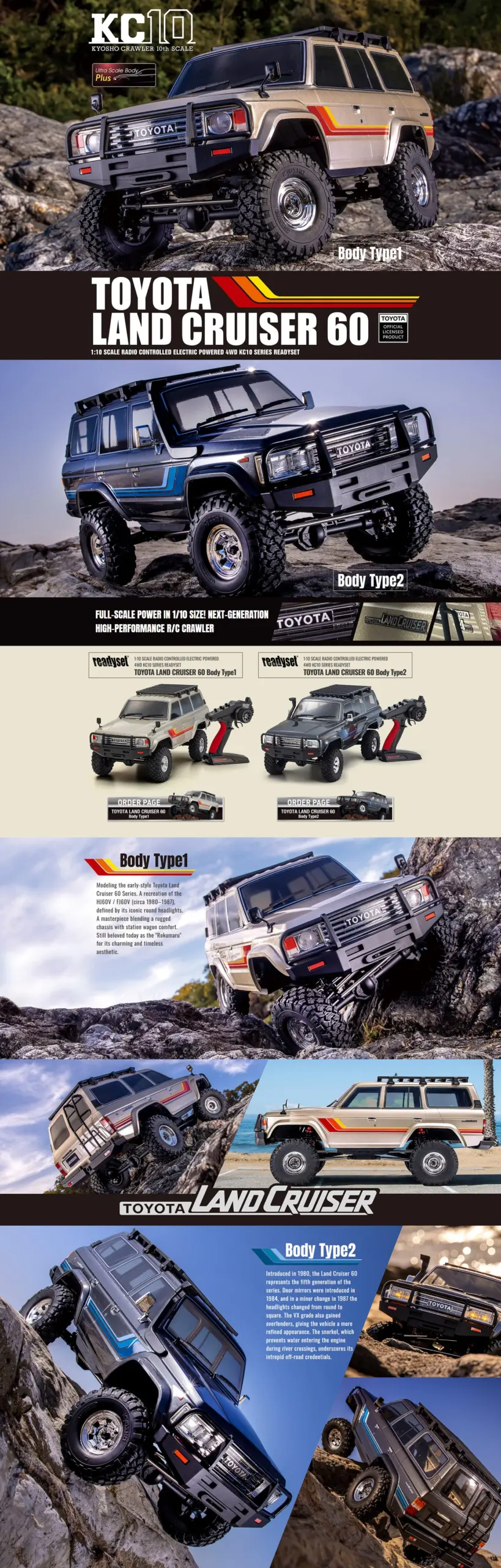 Kyosho KC10 Toyota Land Cruiser 60 Crawler 4WD 1:10 ReadySet T2 - photo 1