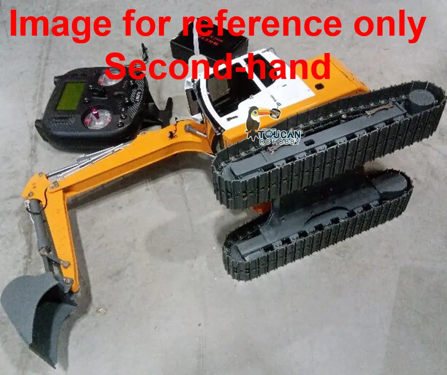1/14 RC Hydraulic Excavator R920 JDM-208 Metal Remote Control Digger Model Sound ST8 Radio Light 3-ways Valve