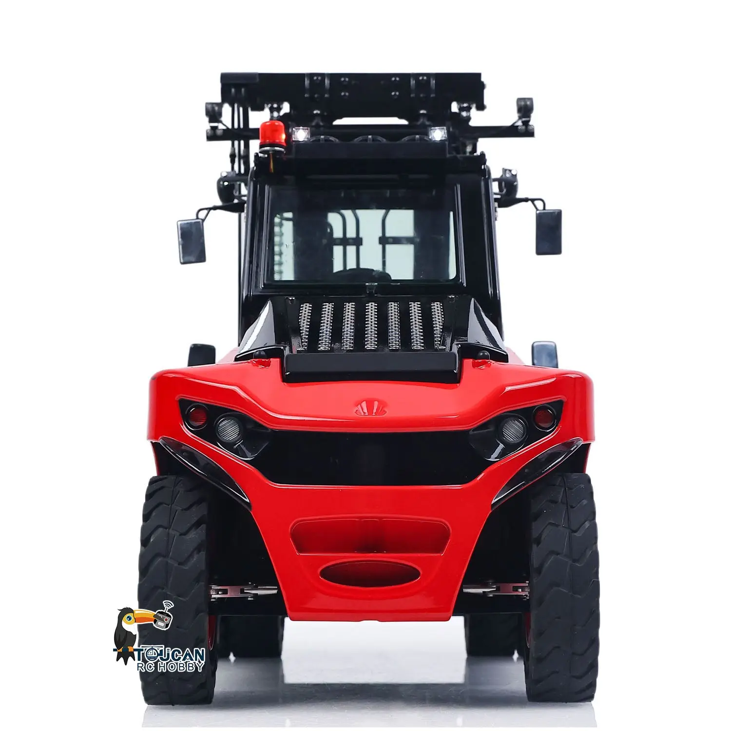 Kabolite 180-100 1/14 4X2 RC Metal Forklift 3-Way Vavles Hydraulic Construction Trucks Flysky ST8 Radio Light System Sound Battery