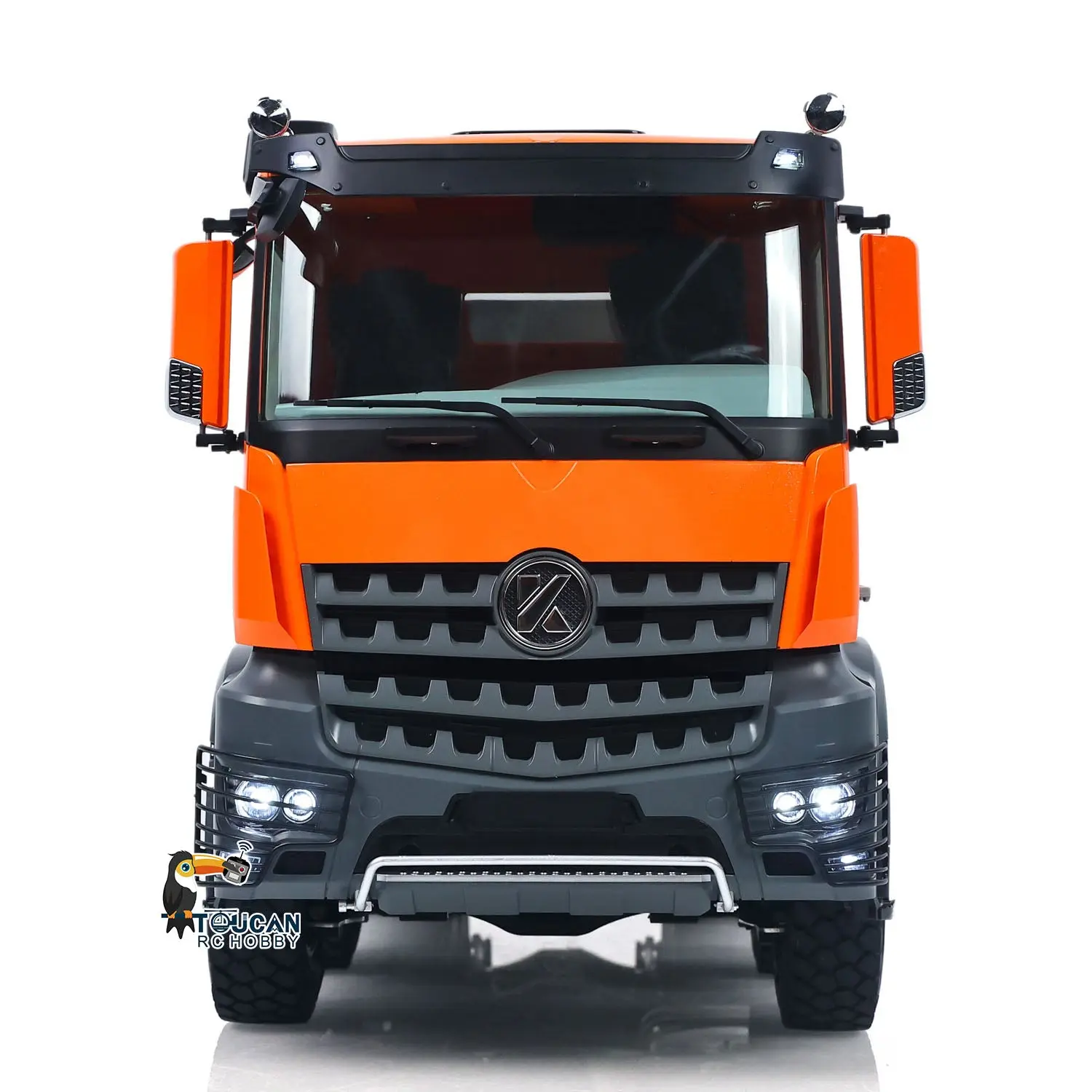Kabolite 8X8 1/14 RC Dump Truck 5703 Electric Lifting Remote Control Tipper Model 2Speed Gearbox Lights Sound System Battery Charger