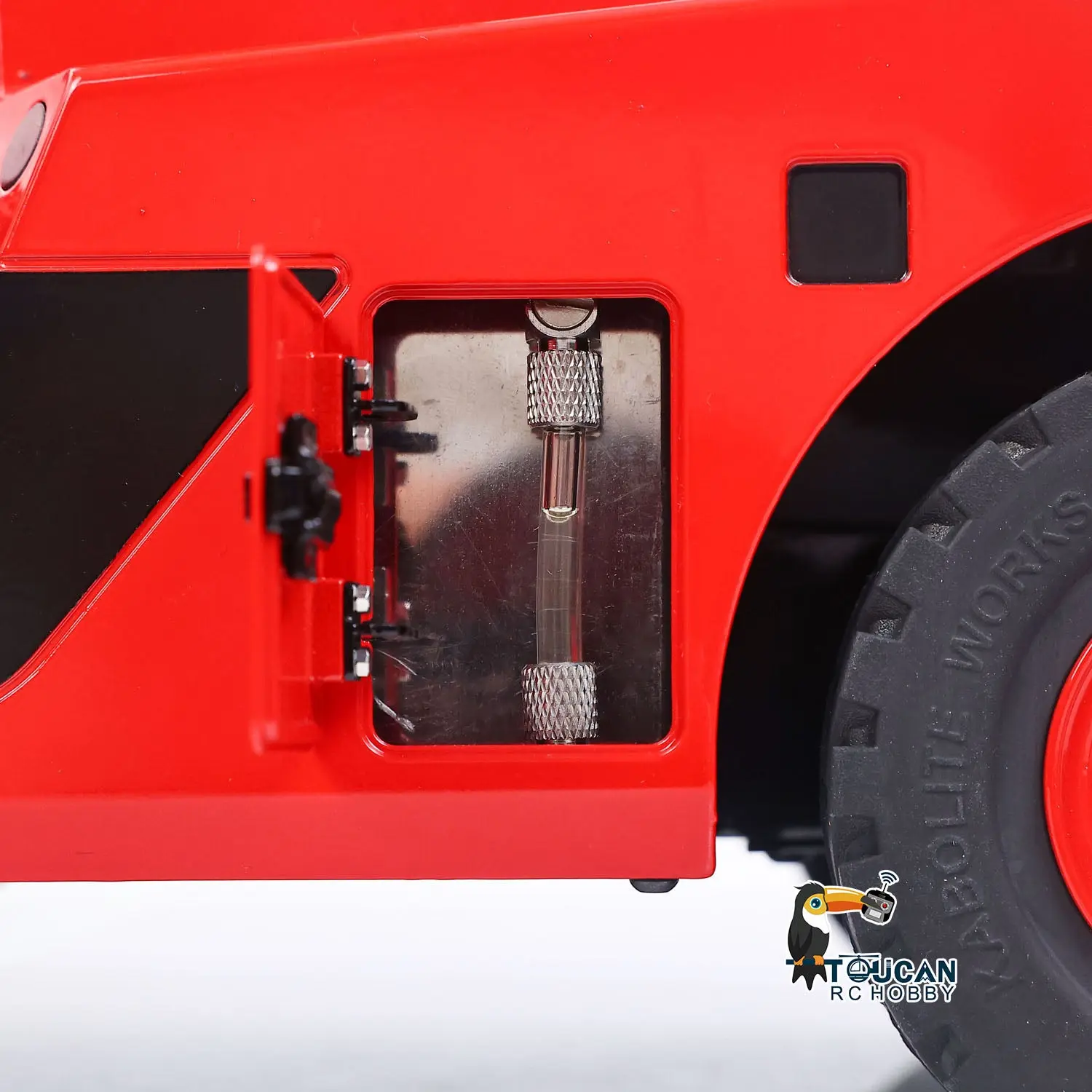 Kabolite 180-100 1/14 4X2 RC Metal Forklift 3-Way Vavles Hydraulic Construction Trucks Flysky ST8 Radio Light System Sound Battery