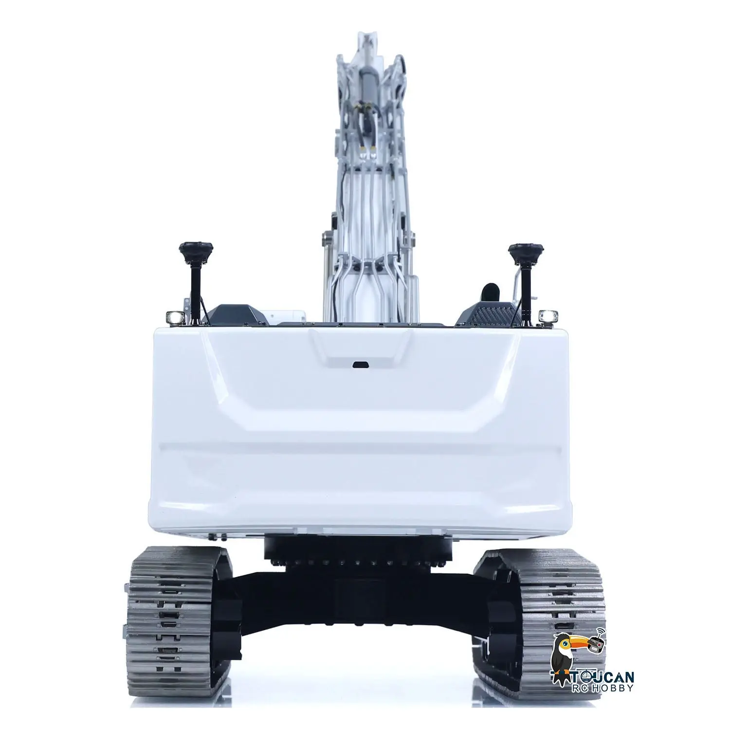 LESU 1/14 Metal RC Excavator AOUE LR945 Long-reach Hydraulic Digger Radio Control Construction Vehicles CNC Light 7CH Valve PL18EV LITE
