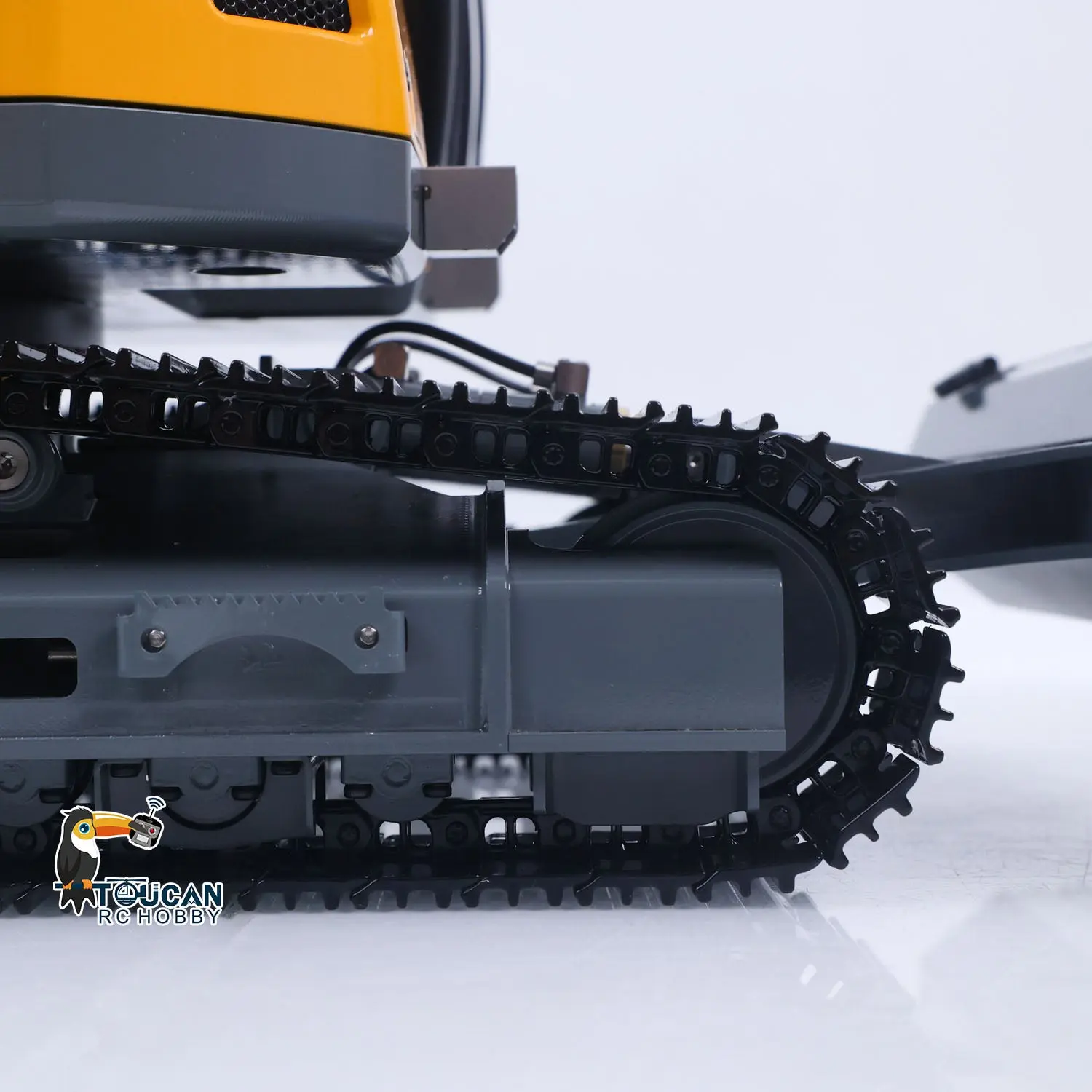 Metal 1/14 RC Hydraulic Tracked Excavator LR926 2Arms Remote Control Digger 4 way Valves Dual Pumps 2212 Brushless Motor RTR