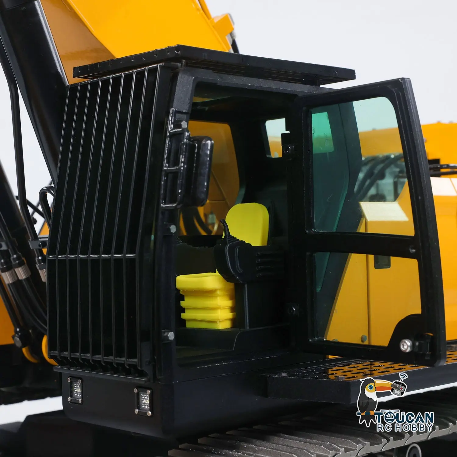 1/12 395F Metal RC Excavator Remote Control Hydraulic Heavy Digger Model 1.0L Dual Pump Paladin PL18EV LITE Radio Light Sound Smoke Unit Servo Motor