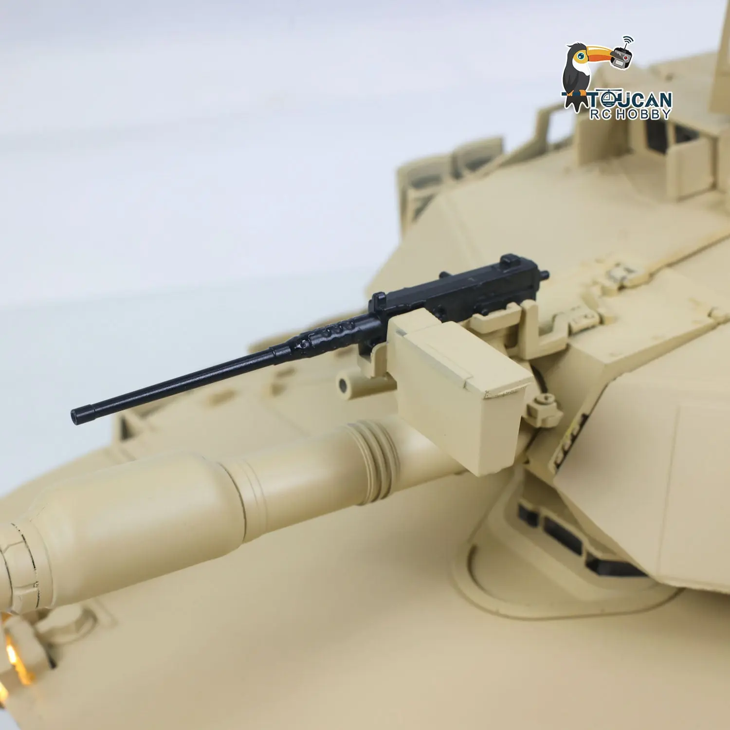 TOUCAN 1/16 Metal RC Tank 3918 Abrams M1A2 TUSK II Dual Flow Gearbox 360 Turret Rotary Infrared Combat Barrel Recoil FPV RTR