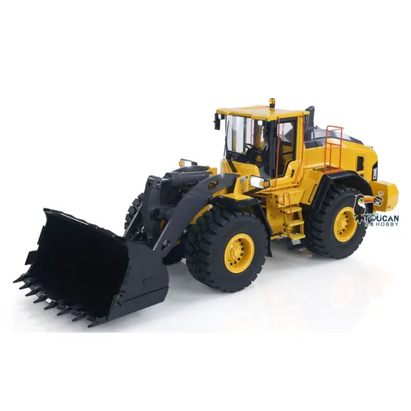 1/14 Metal RC Hydraulic Loader E260L Remote Control Construction Vehicle Flysky ST8 Radio Lock Differential Axle Fork Quick Coupler Light Sound ESC Battery