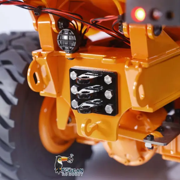 1/14 Metal RC Articulated Truck 6x6 Dumper Car RTR Model A40G Remote Control Construction Vehicles Hydraulic Lifting Tipper Sound Light Brushless Pump Gift Toys for Adult
