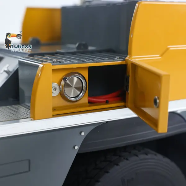 Eyewhale Metal 1/14 RC Mobile Crane Truck D1050 All Terrain Remote Control Hydraulic Construction Vehicles FlySky PL18EV Sound Light System