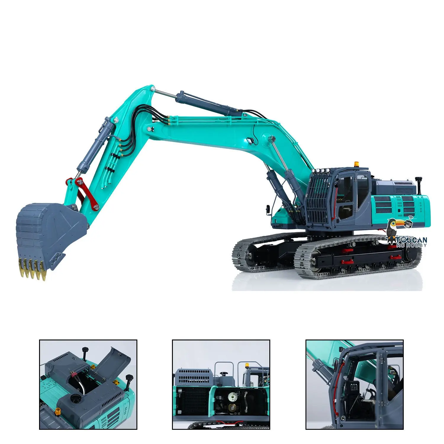 LESU 1/14 RC Metal Excavator SK500 Remote Control Hydraulic Digger RTR Model Construction Vehicles 6CH Valve 3MAP Pump PL18EV Lite Radio CNC for Adult