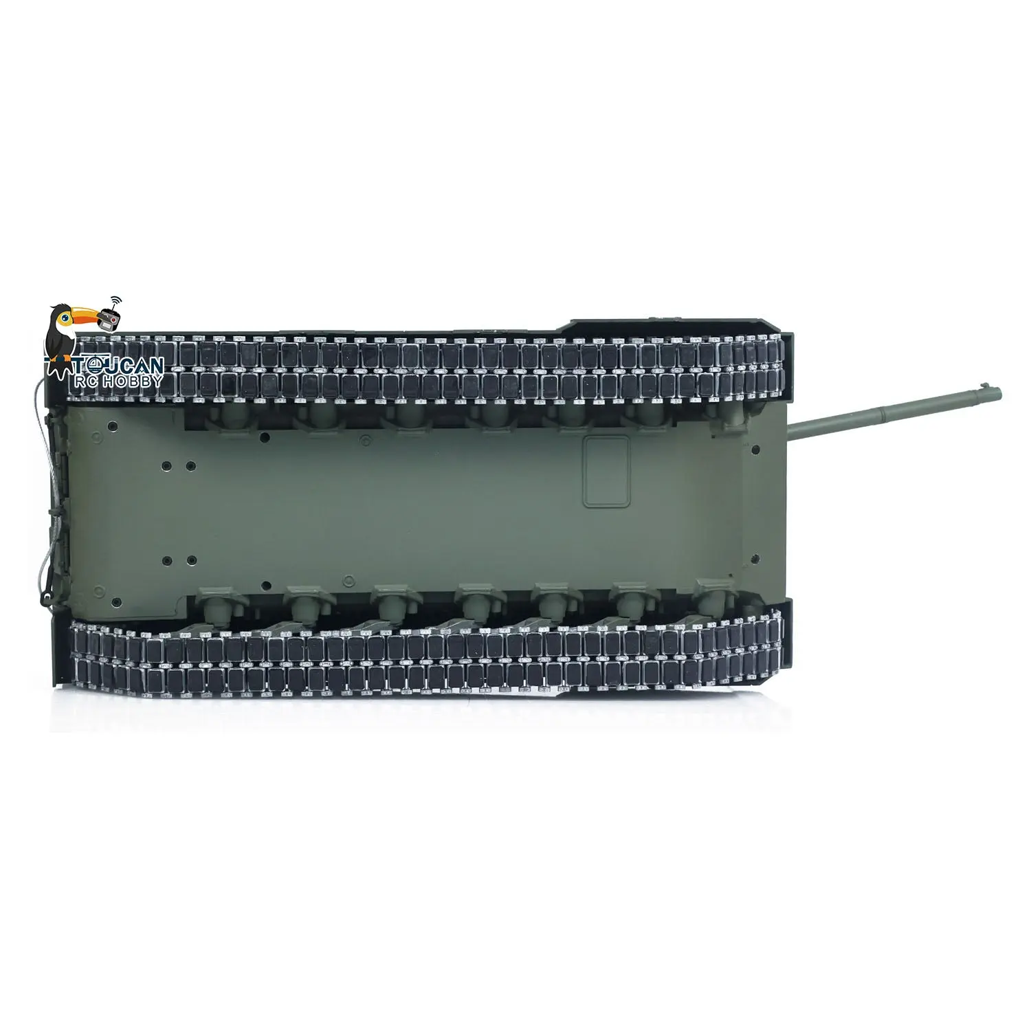 TOUCAN 1/16 Metal RC Tank 3889 German Leopard A6 360 Model Turret Barrel Recoil Infrared System Smoke Electric Periscope