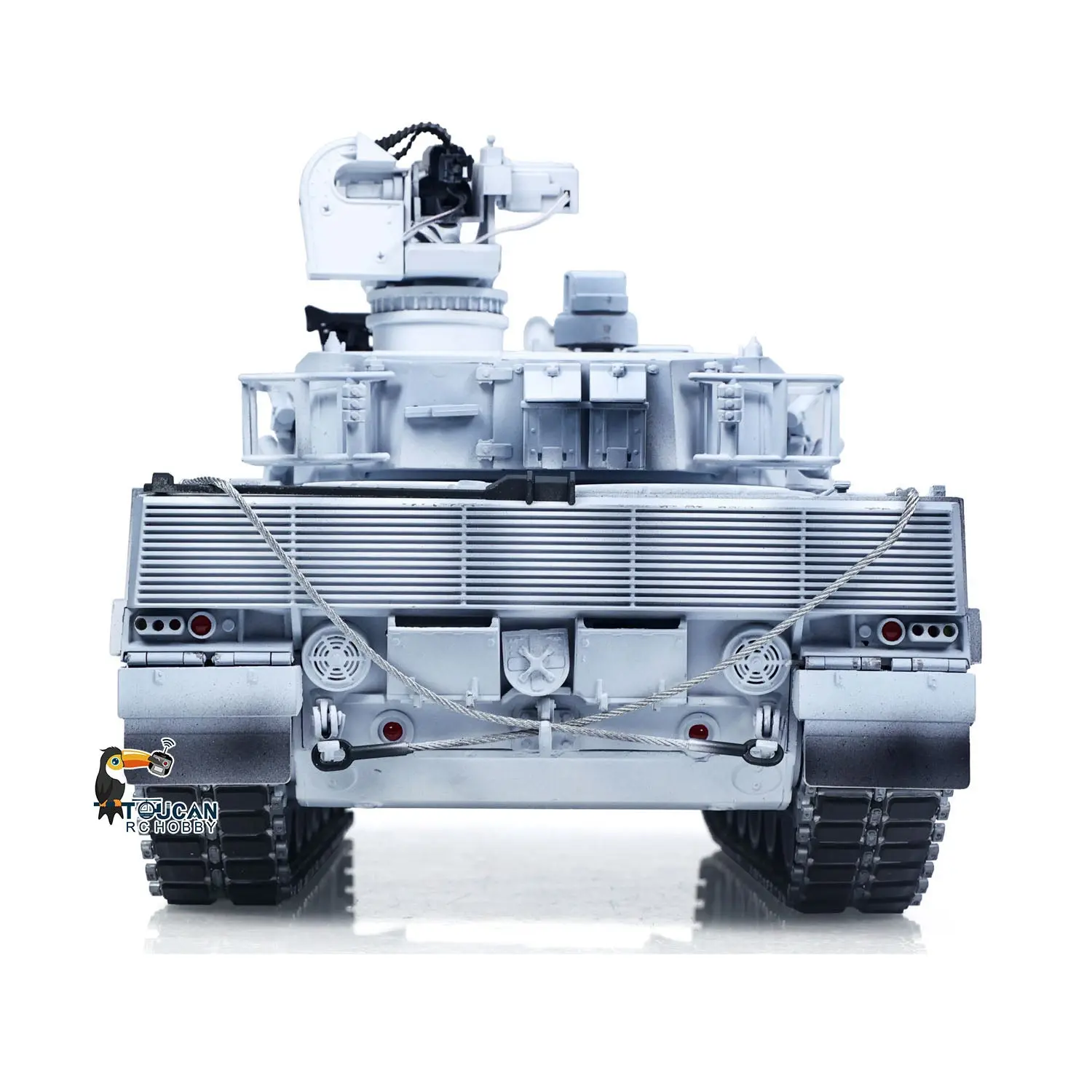 TOUCAN 1/16 Metal RC Tank 3889 German Leopard A6 360 Model Turret Barrel Recoil Infrared System Smoke Electric Periscope