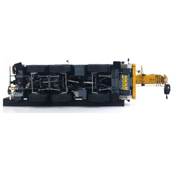 Eyewhale Metal 1/14 RC Mobile Crane Truck D1050 All Terrain Remote Control Hydraulic Construction Vehicles FlySky PL18EV Sound Light System