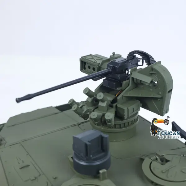 TOUCAN 1/16 Metal RC Tank 3889 German Leopard A6 360 Model Turret Barrel Recoil Infrared System Smoke Electric Periscope