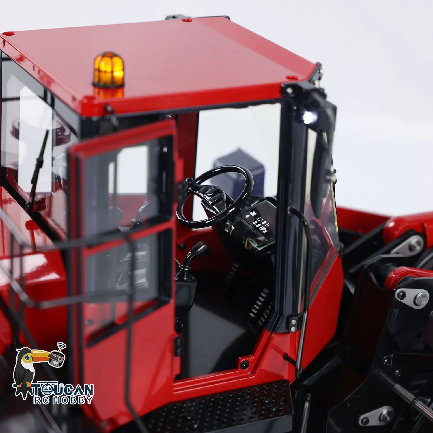 1/14 RC Metal Hydraulic Loader WA480 Whee1d Electric Construction Heavy Machine Quick Coupler Fork Bucket Light Sound ST8 Radio Battery