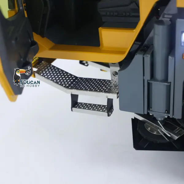 Eyewhale Metal 1/14 RC Mobile Crane Truck D1050 All Terrain Remote Control Hydraulic Construction Vehicles FlySky PL18EV Sound Light System