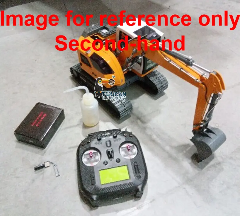 1/14 RC Hydraulic Excavator R920 JDM-208 Metal Remote Control Digger Model Sound ST8 Radio Light 3-ways Valve