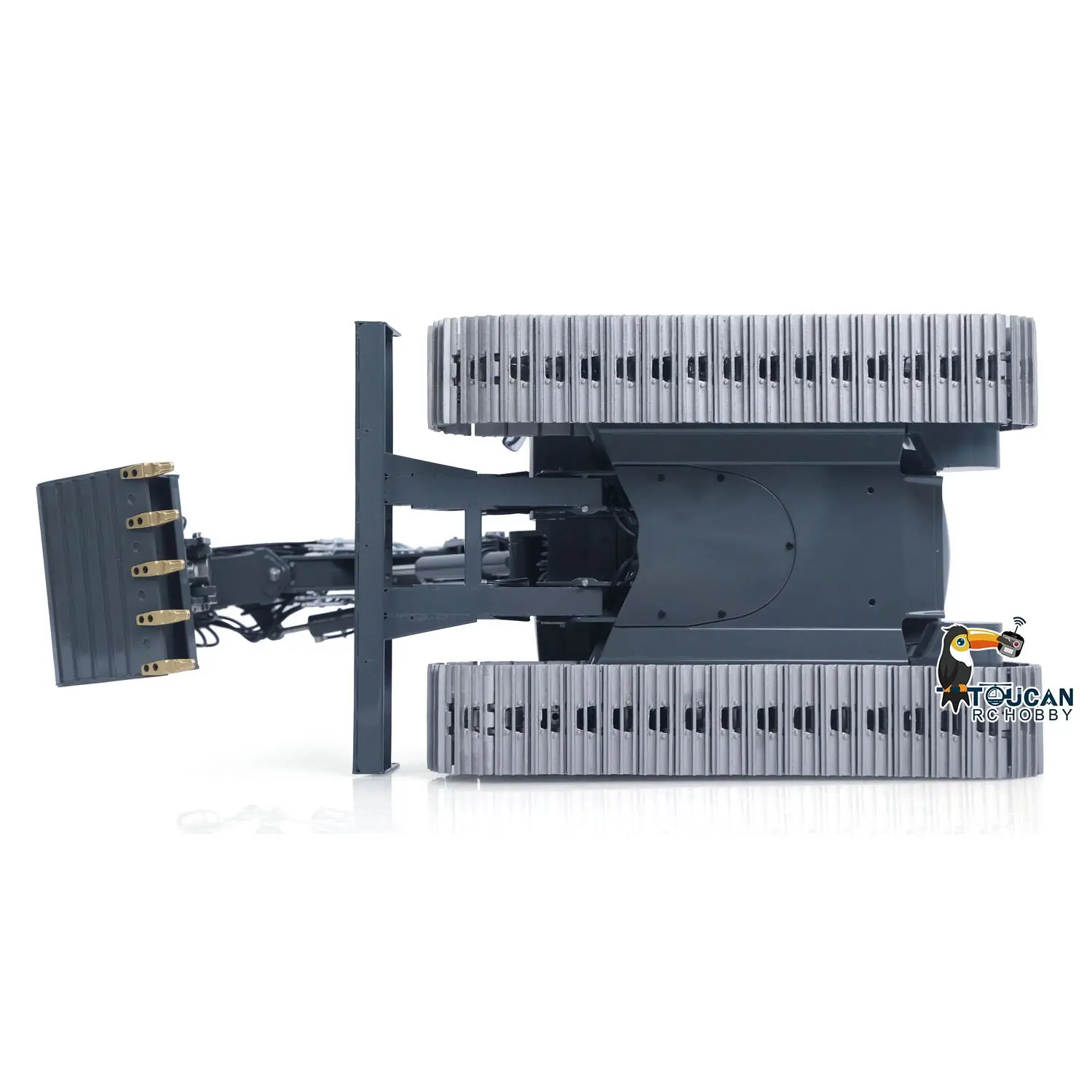 LESU 1/14 Metal RC Hydraulic Excavator MC15 4Arms Remote Control Digger 15MC 9 Valves Dual Pumps Light Sound PL18EV Lite