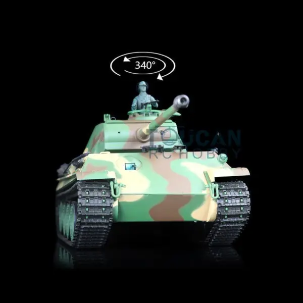 2.4Ghz 1/16 Scale 7.0 Henglong German Panther G Plastic Tracks Idlers Sprockets Road Wheels RTR RC Tank Model 3879