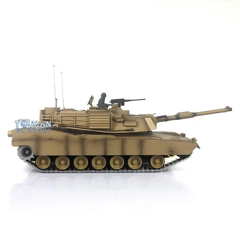 2.4Ghz Henglong RTR 1/16 Scale 7.0 Upgraded M1A2 Abrams RC Tank Model 3918 340 Degree Rotating Turret Battery Charger