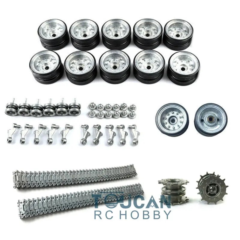 Henglong 1:16 Scale USA Walker Bulldog RC Tank 3839 Metal Shockable Suspension Bars Road Wheels Sprockets Tracks Idlers