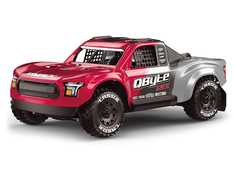 Maverick QByte SC Flux 1/12 Brushless RTR Short Course Truck - Red (with Battery & Charger)