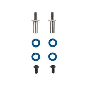 Team Associated Rc28r Ft Adj. Front Axles, Titanium