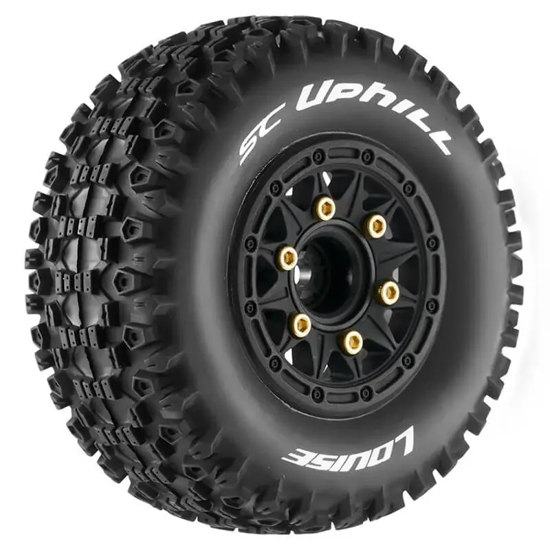 Louise Rc Sc-Uphill 1/10 Fr Soft Black 12,14,17mm Removabl