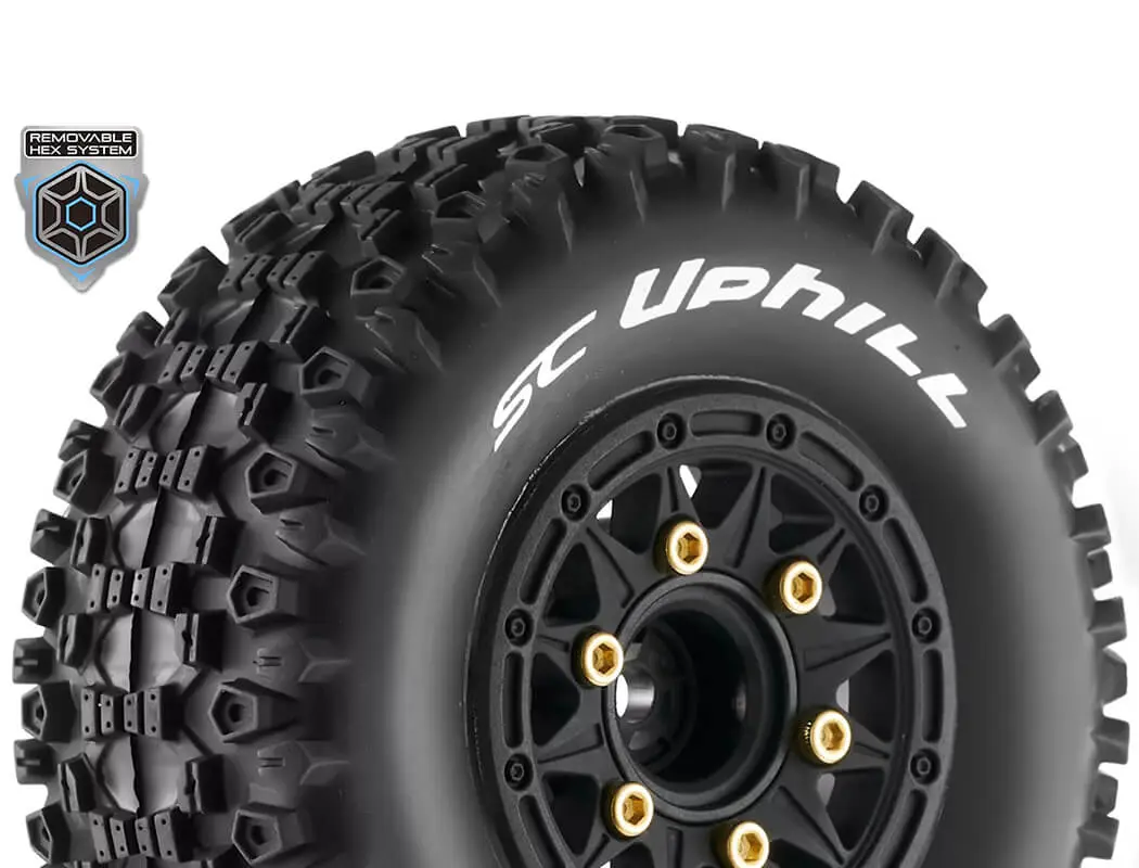 Louise Rc Sc-Uphill 1/10 Fr Soft Black 12,14,17mm Removabl
