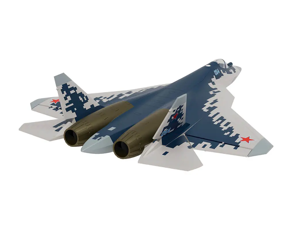 Xfly Twin 40mm Su-57 Edf 700mm Jet Without Tx/Rx/Batt