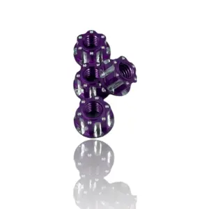 J&T M4 Machined Aluminum Wheel Nuts (4pcs) – Multiple Colours