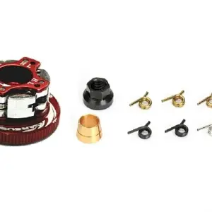 Alpha 4 Shoe Clutch System Complete Red Fly Wheel