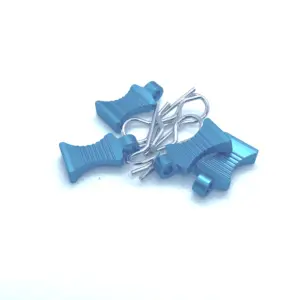 ERP Pro Alloy Easy Pull Body Clips (For 8th/10th Scale) 4pcs – Blue