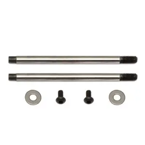 Associated 3X27.5 Shock Shaft V2 Chrome For As91577/91578