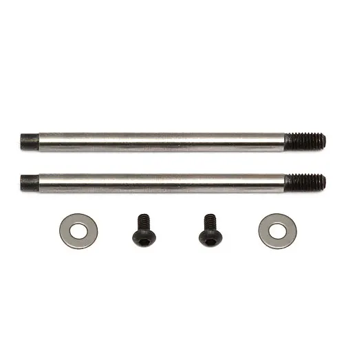 Associated 3X27.5 Shock Shaft V2 Chrome For As91577/91578