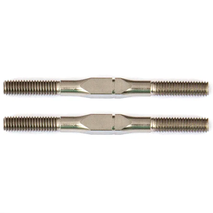 Associated Ft Titanium Turnbuckles 3X38Mm Silver (2)