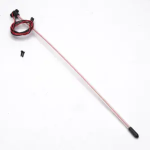 Fastrax Led Whip Light Antenna W/Mount 1/10th - Red