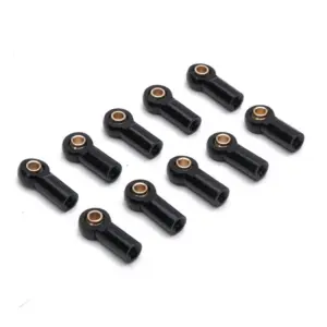 Fastrax Straight Aluminium Rod Ends 19.5x6mm M3 Screw (10pc)