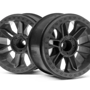 HPI Racing 6-Shot St Wheel (Black/2Pcs)