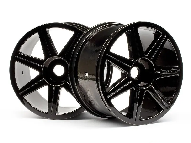 HPI Racing 7 Spoke Black Chrome Trophy Truggy Wheel