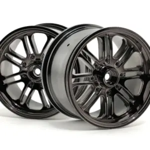 HPI Racing 8 Spoke Wheel Black Chrome (83X56Mm/2Pcs)