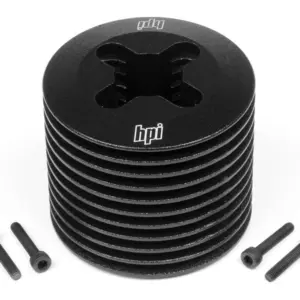 HPI Racing Aluminum Heatsink Head (Black/F3.5)