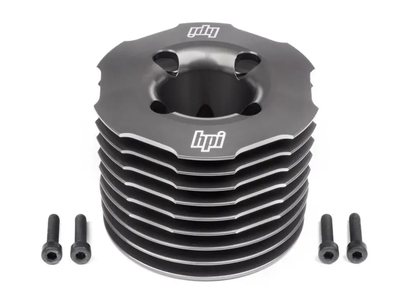 HPI Racing Aluminum Heatsink Head (Gunmetal/F5.9)