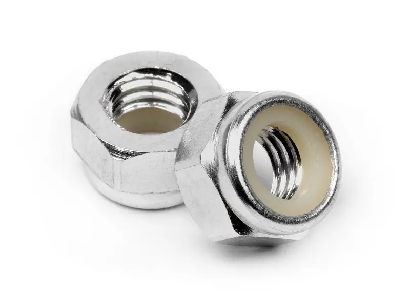 HPI Racing Aluminum Lock Nut M5 (Silver/10Pcs)