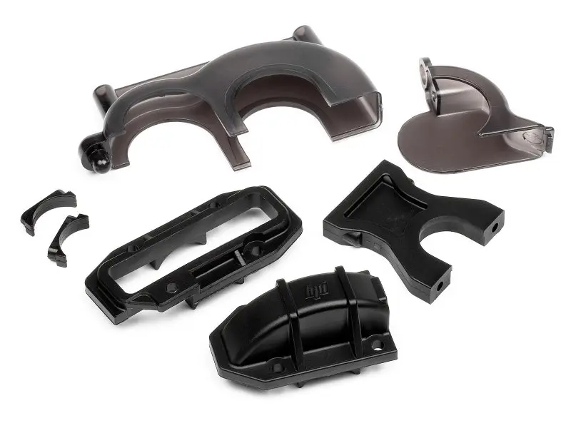 HPI Racing Center Bulkhead/Spur Gear Cover Set