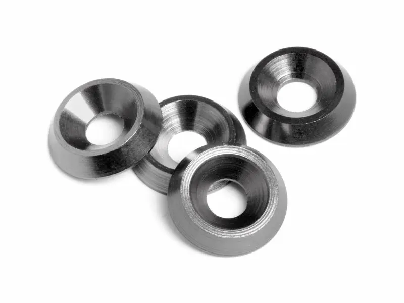 HPI Racing Cone Washer 3X9X2Mm (Gunmetal/4Pcs)